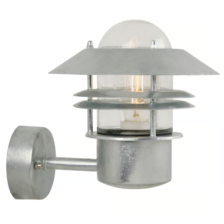 Nordlux Blokhus Up Wall Light Galvanized