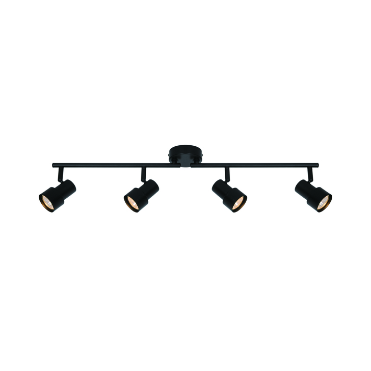 Nordlux Boston 4-rail Ceiling Light Black