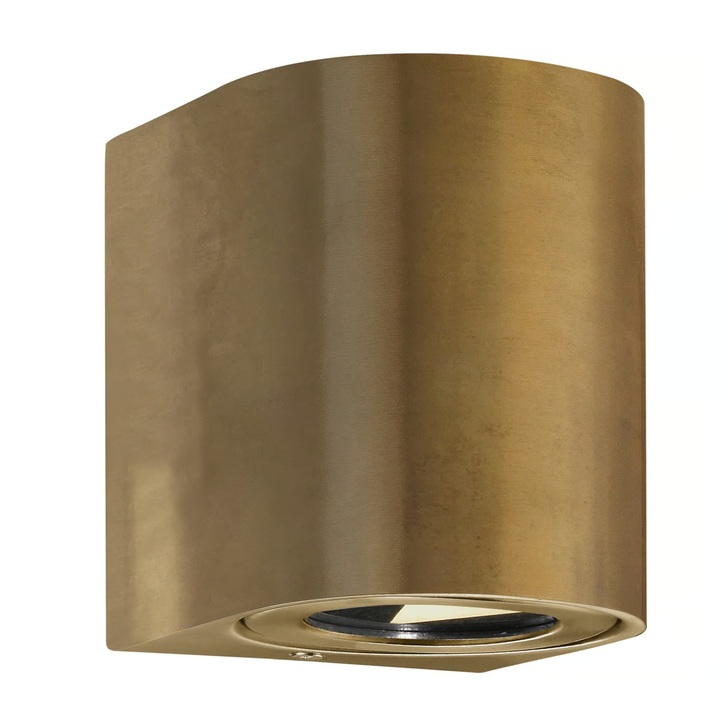 Nordlux Canto 2 Wall Light Brass