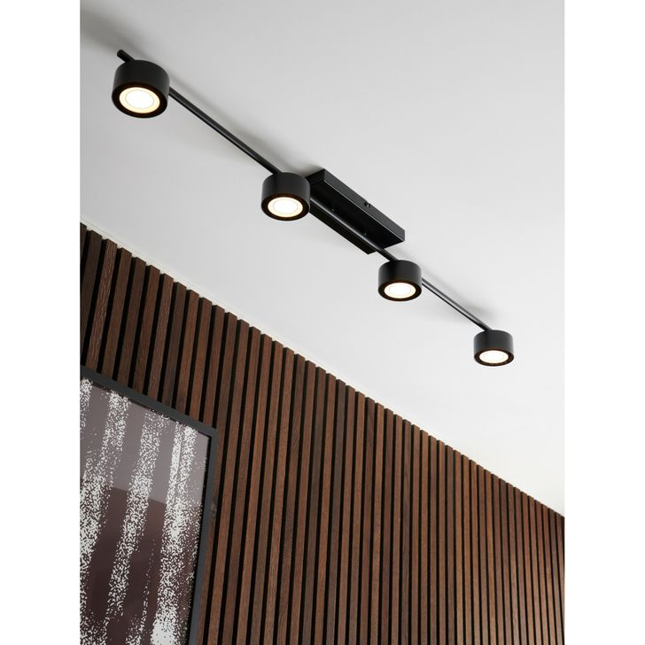 Nordlux Clyde 4-Rail Spot Light Black