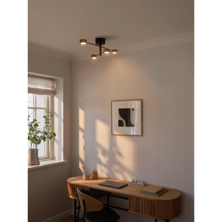 Nordlux Clyde Flex 4-Rail Spot Light Black