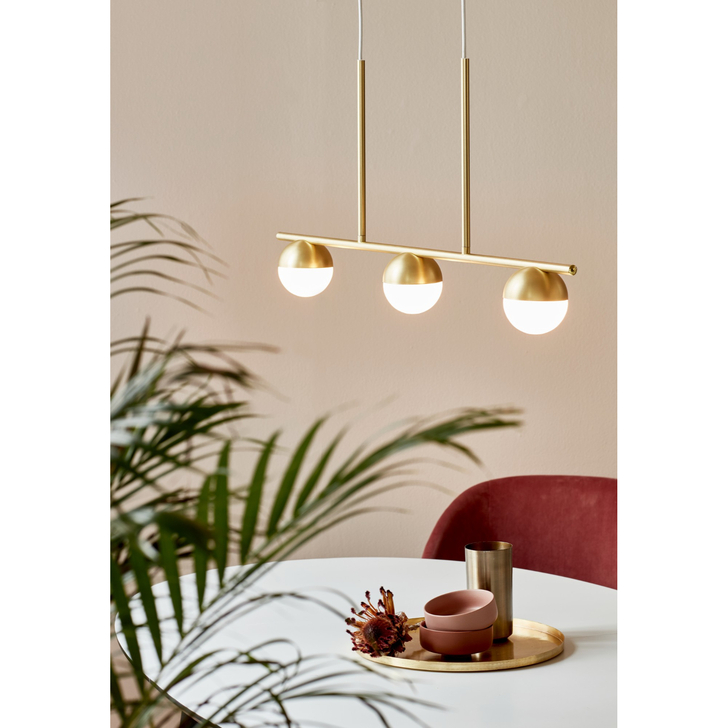 Nordlux Contina 3-Spot Pendant Brass