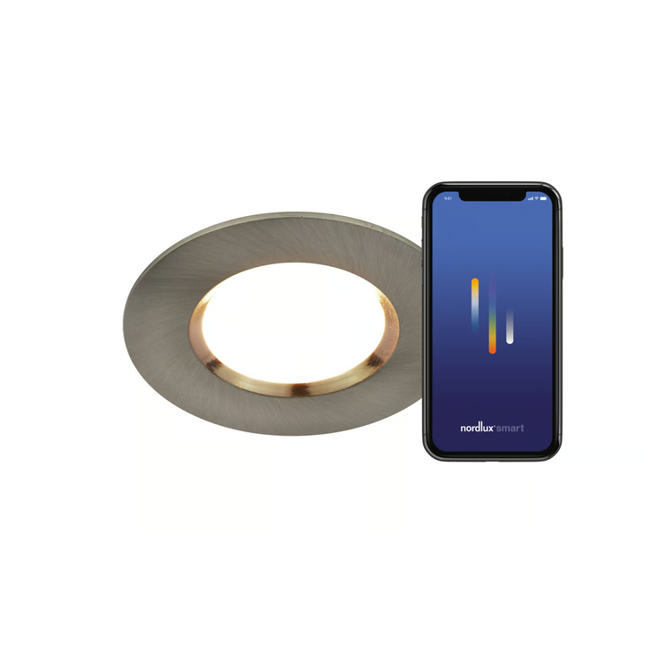 Nordlux Dorado Smart Downlight Brushed Nickel