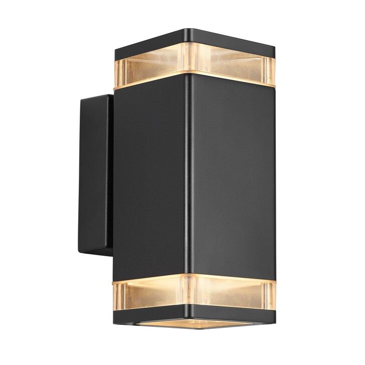 Nordlux Elm Double Wall Light Black
