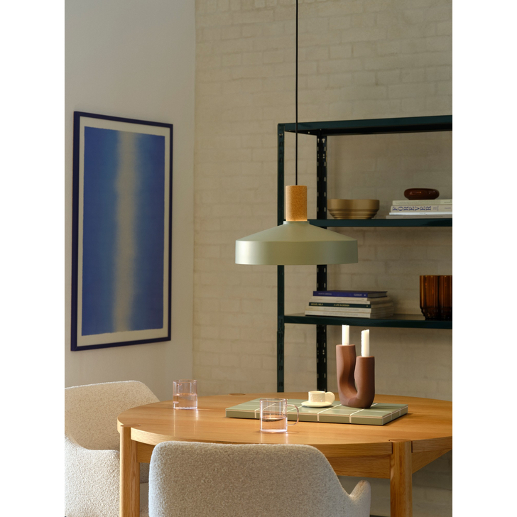Nordlux Elvas cork Pendant Dusty green