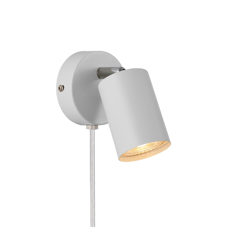 Nordlux Explore White Adjustable Plug In Wall Light