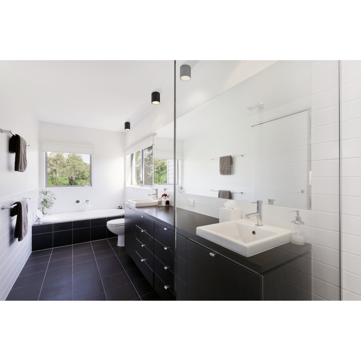 Nordlux Fallon Long Surface Downlight Black/Steel