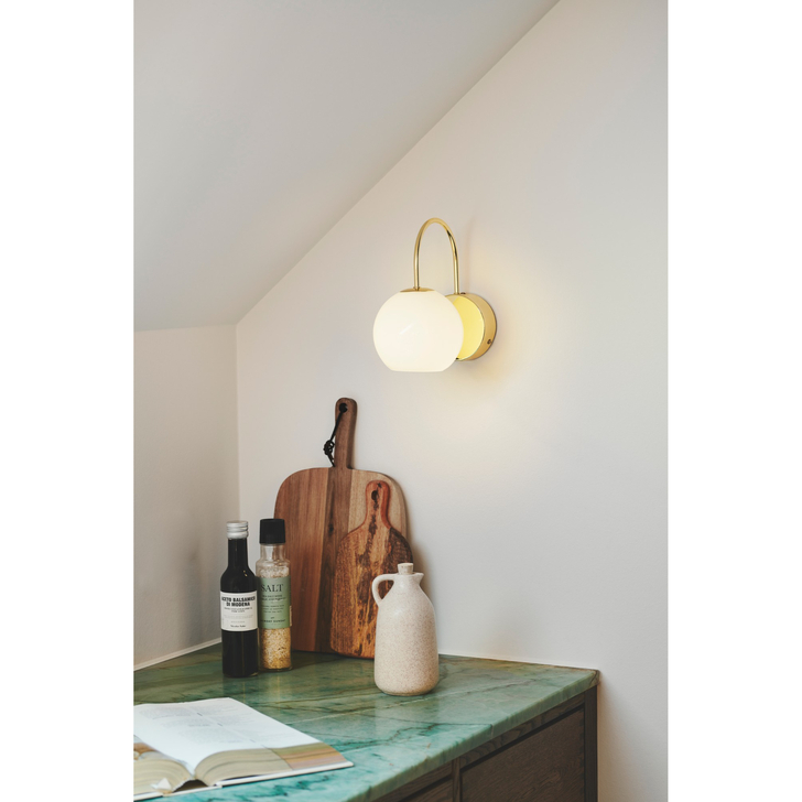 Nordlux Franca Wall Light Brass