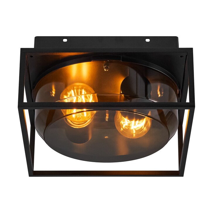 Nordlux Griffin Ceiling Light Smoked