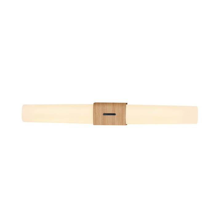 Nordlux Helva Double Basic Wall Light Wood Foil