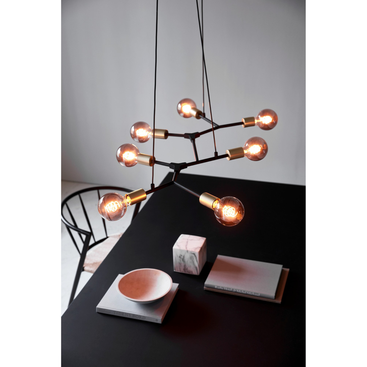Nordlux Josefine 7-Spot Pendant Black