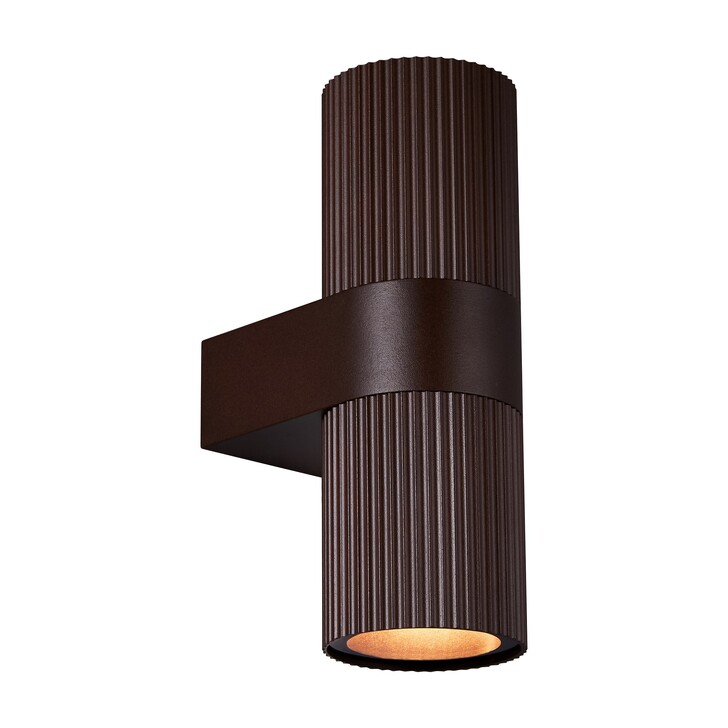 Nordlux Kyklop Ripple Wall Light Rusty