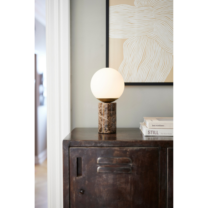 Nordlux Lilly Marble Table lamp Brown
