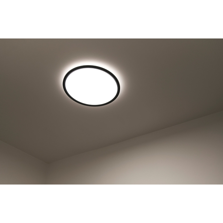 Nordlux Liva Smart Colour Ceiling Light Black