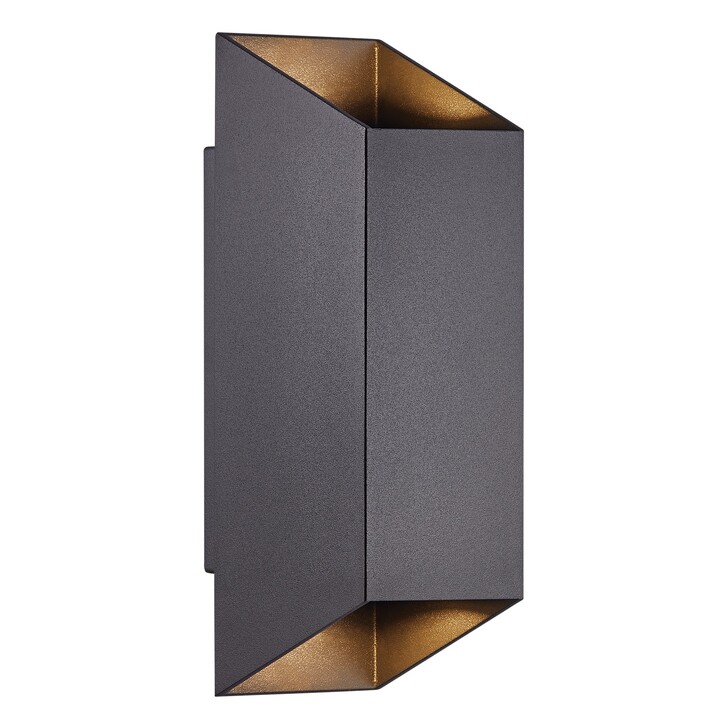 Nordlux Nico Square 22 Wall Light Black