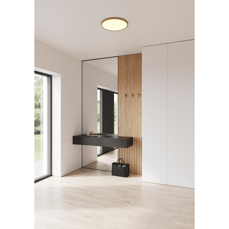 Nordlux Oja 42 2700K 3-Step Ceiling Light Wood Foil