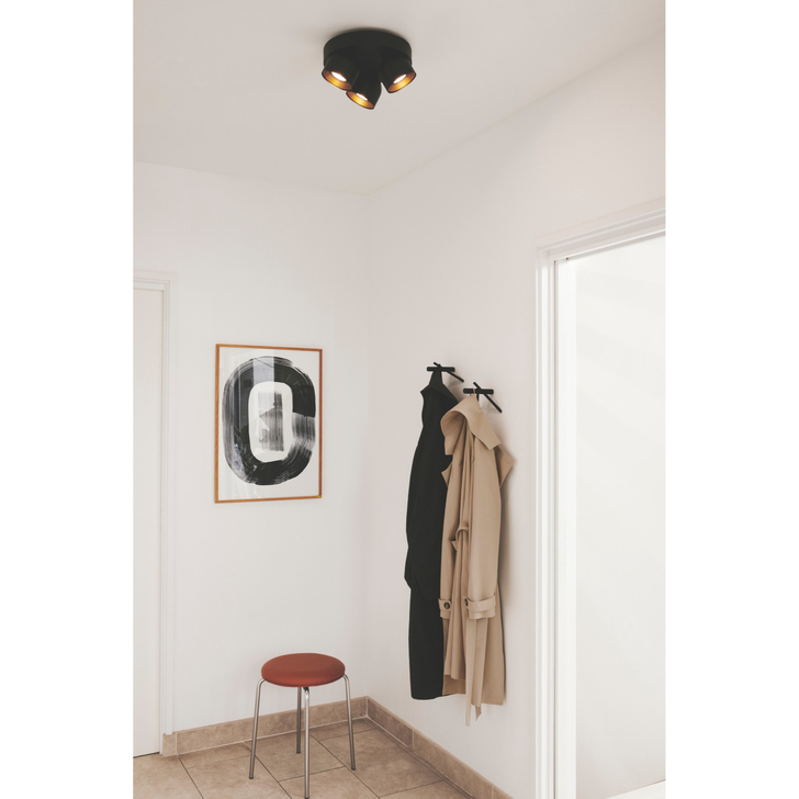 Nordlux Pitcher 3-Rondel Spot Light Black