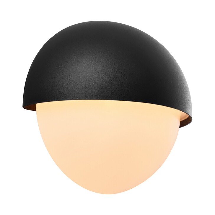 Nordlux Scorpius Round Wall Light Black