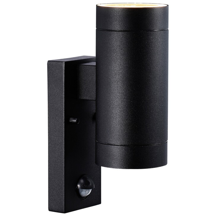 Nordlux Tin Maxi Double Sensor Wall Light Black