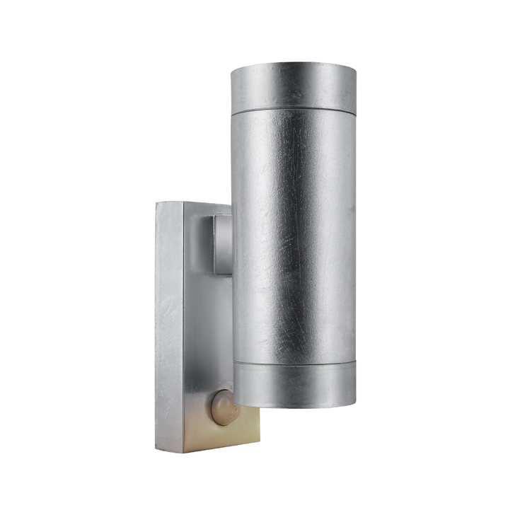 Nordlux Tin Maxi Double Sensor Wall Light Galvanized