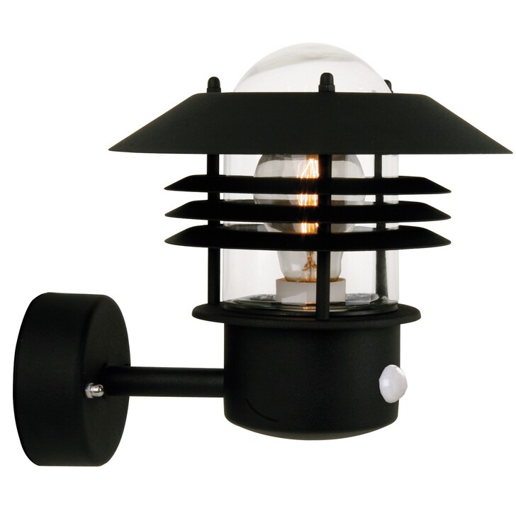 Nordlux Vejers Sensor Wall Light Black