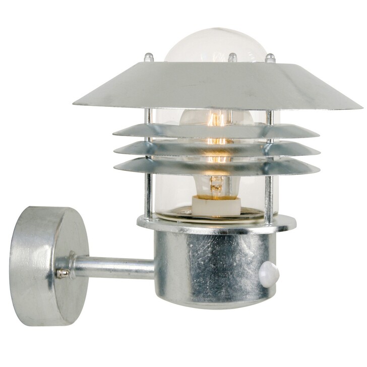 Nordlux Vejers Sensor Wall Light Galvanized