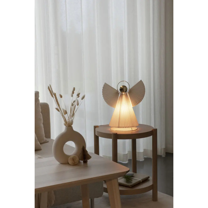 Paper Angel 36cm, E14 Lamp with Switch. 230V