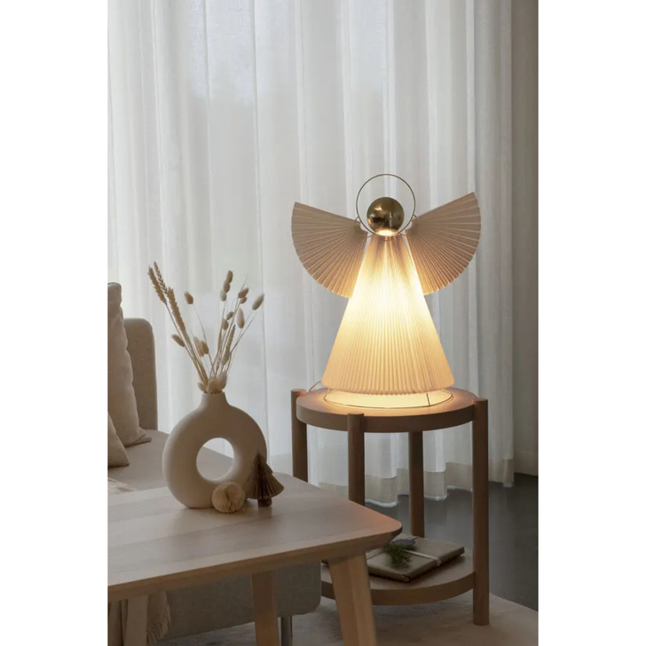 Paper Angel 54cm, E14 Lamp with Switch. 230V