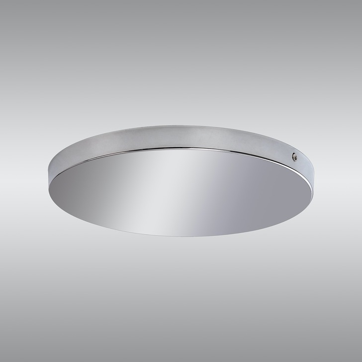 Polished Chrome No Hole Ceiling Plate - 28cm