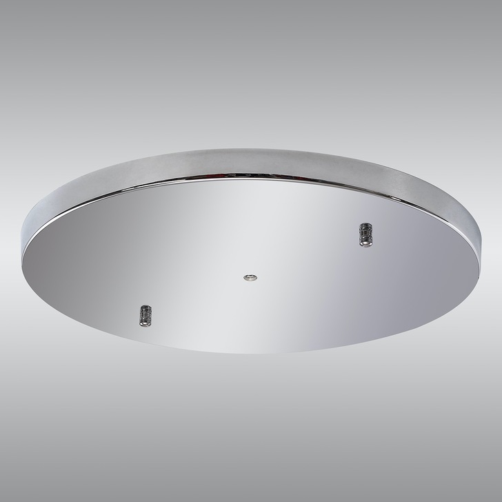 Polished Chrome No Hole Ceiling Plate - 40m