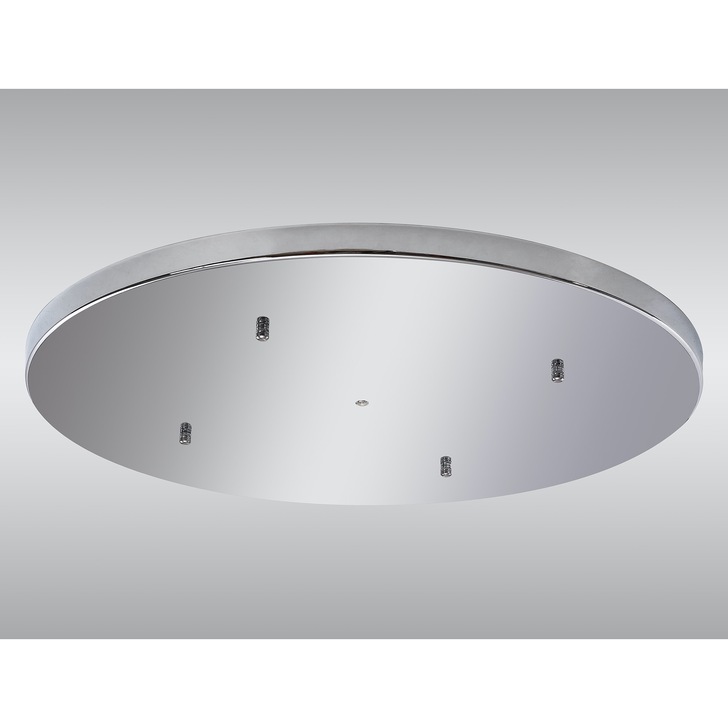 Polished Chrome No Hole Ceiling Plate - 60m