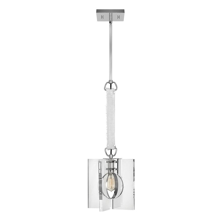 Quintiesse Ludlow 1 Light Pendant - Polished Nickel - QN-LUDLOW-1P-PN