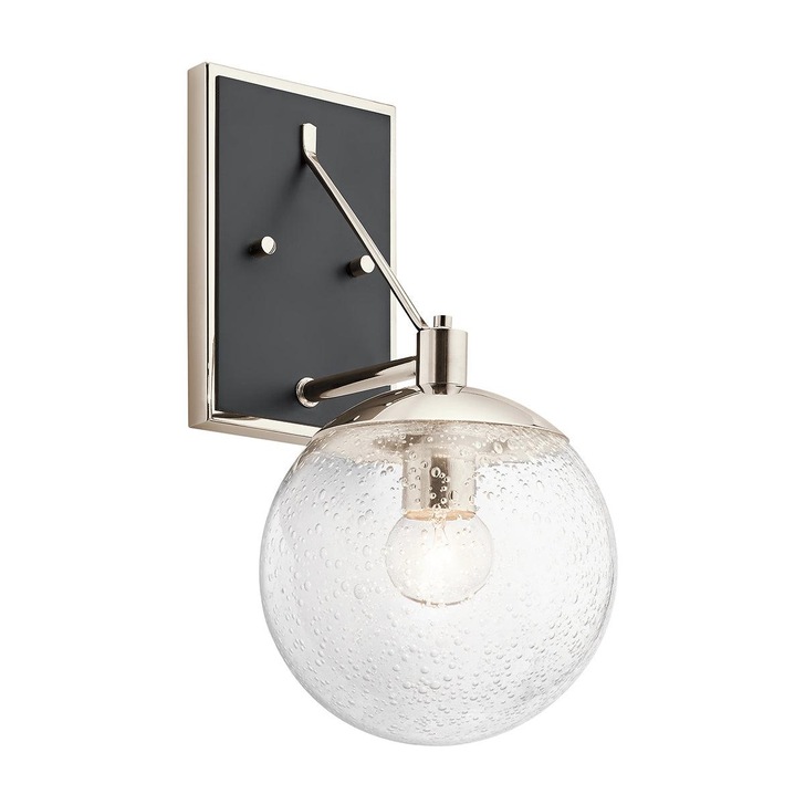 Quintiesse Marilyn Single Wall Light In Polished Nickel - QN-MARILYN1