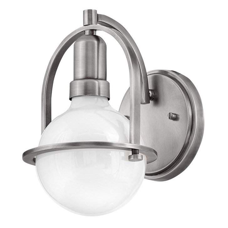 Quintiesse Somerset 1 Light Wall Light In Brushed Nickel - QN-SOMERSET1-BN