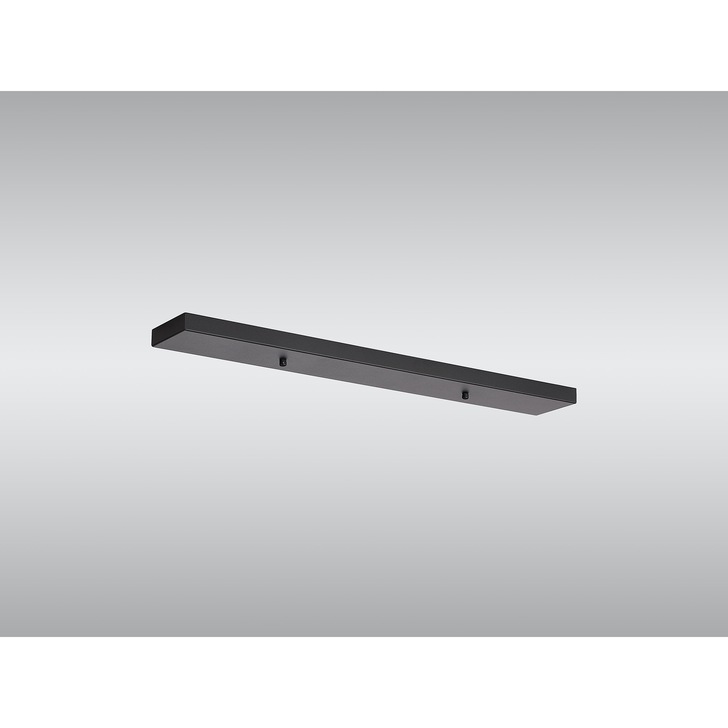 Satin Black Linear No Hole Ceiling Plate - 70 X 10cm