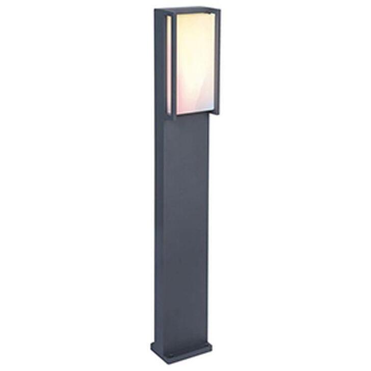 Smart Led Rgb Colour Change Exterior Bollard Lamp In Dark Grey - IP54