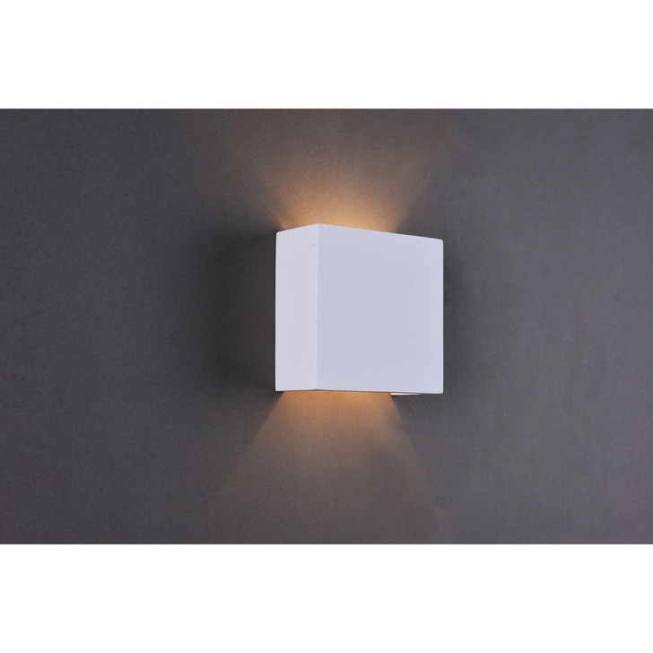 Stylish Lighting Arizona 1 Light Up/Down White Plaster Wall Light