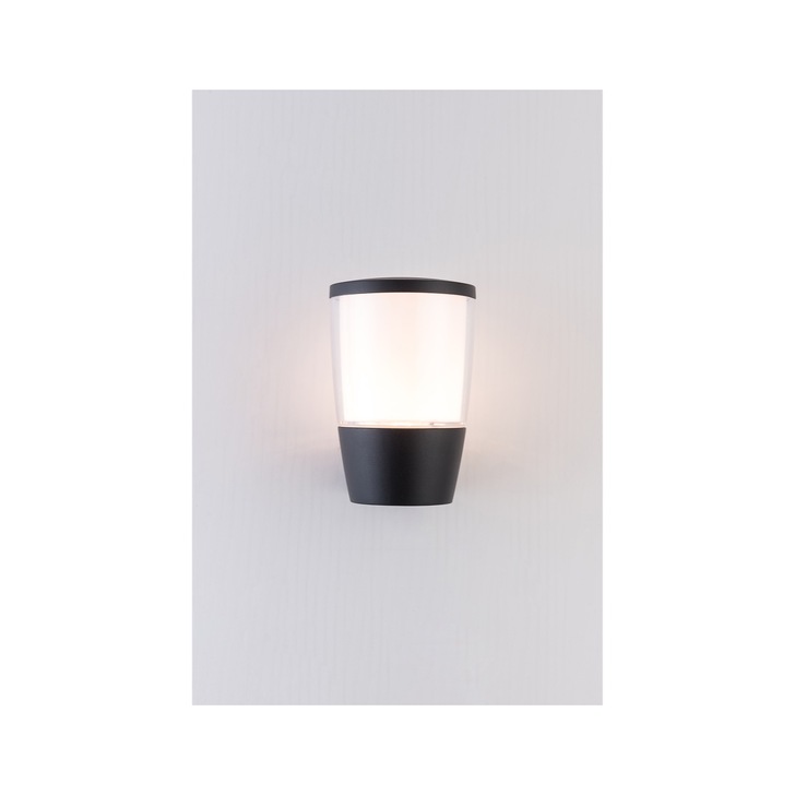 Stylish Lighting Hawai Black Exterior Wall Light - IP44