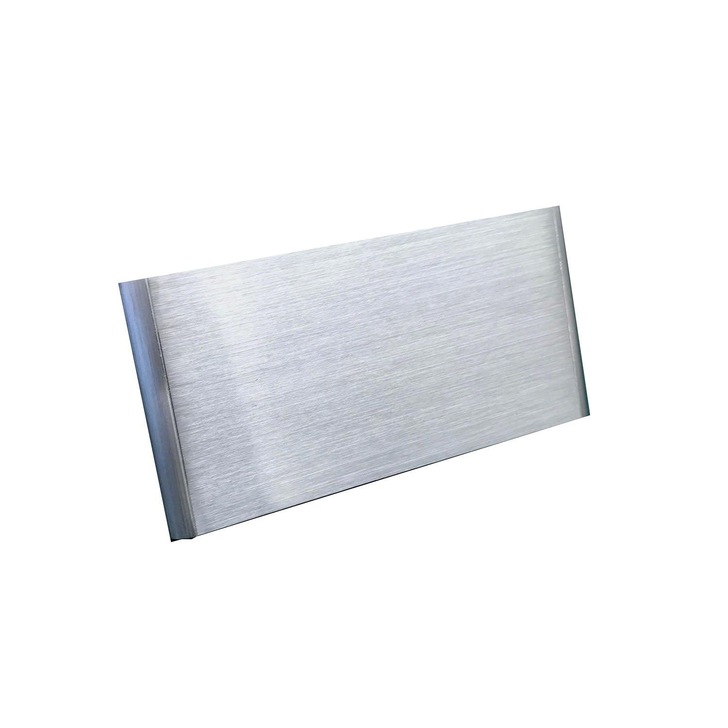 Stylish Lighting Seattle Brushed Aluminium Small Led Up And Down Wall Light