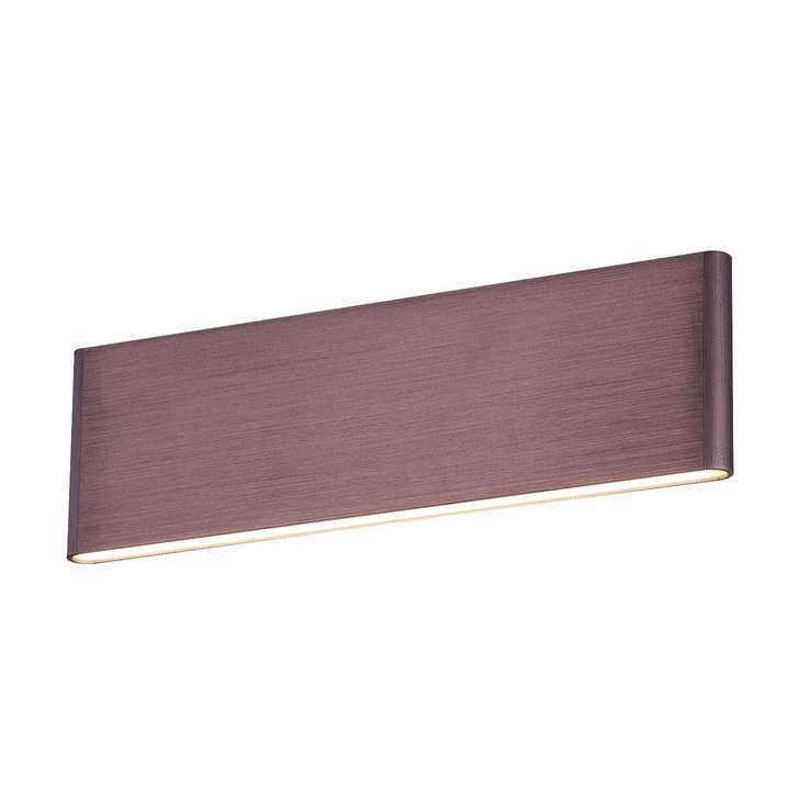 Stylish Lighting Seattle Brushed Mocha Medium Led Up And Down Wall Light