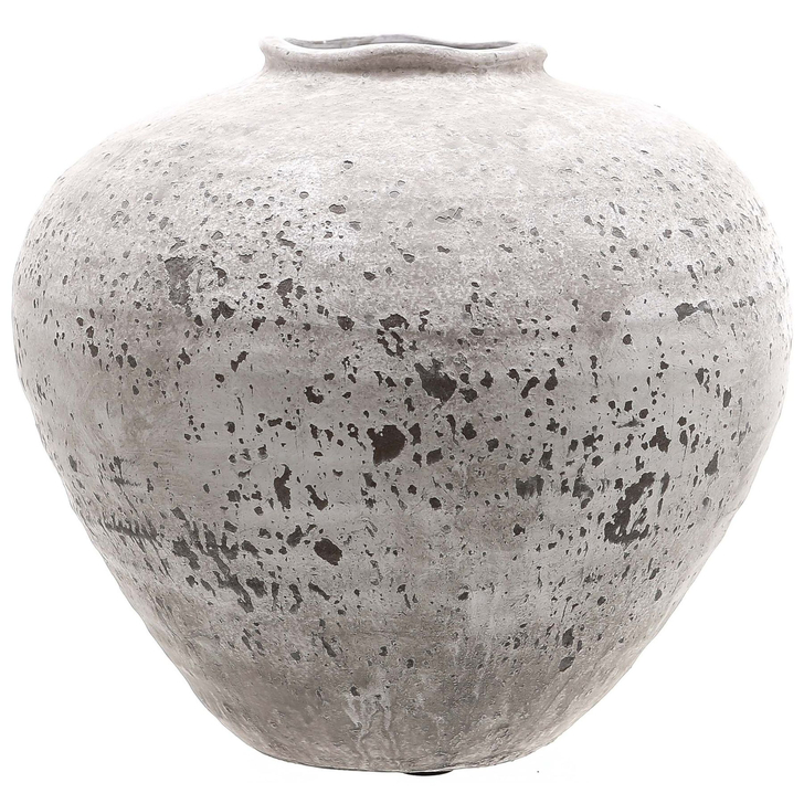 Textured Stone Ceramic Vase