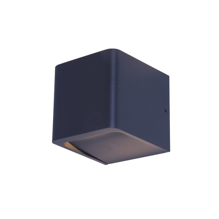 Toledo Aluminium Dark Grey Square Outdoor Led Wall Light - IP65 - 3000K - 250lm
