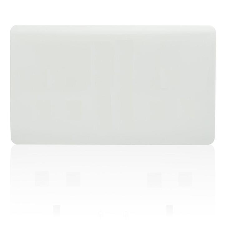 Trendi Artictic Gloss White Double Blanking Plate