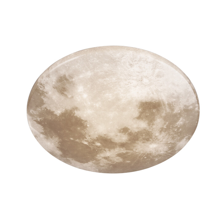 Trio Lighting Moonika Flush Moon Style LED Ceiling Light - IP44