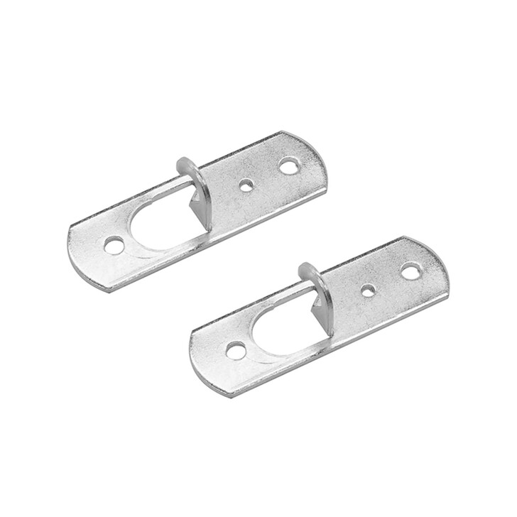 Universal Ceiling Flat Hook Plate (2 Pack) Galvanized