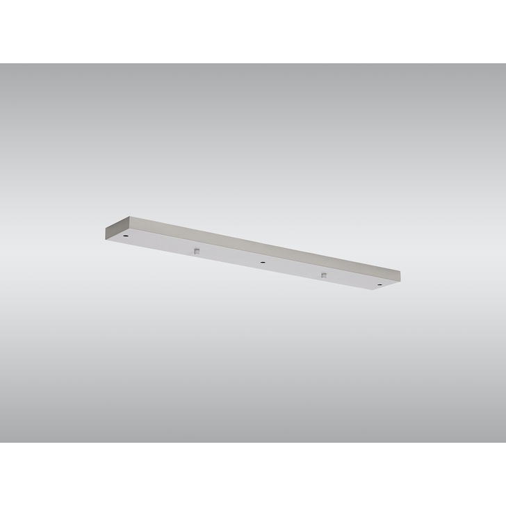 White Linear 3 Hole Ceiling Plate - 70 X 10cm