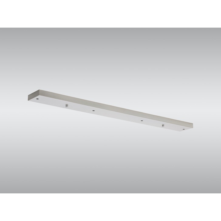 White Linear 4 Hole Ceiling Plate - 90 X 10cm