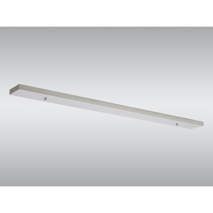 White Linear No Hole Ceiling Plate - 110 X 10cm