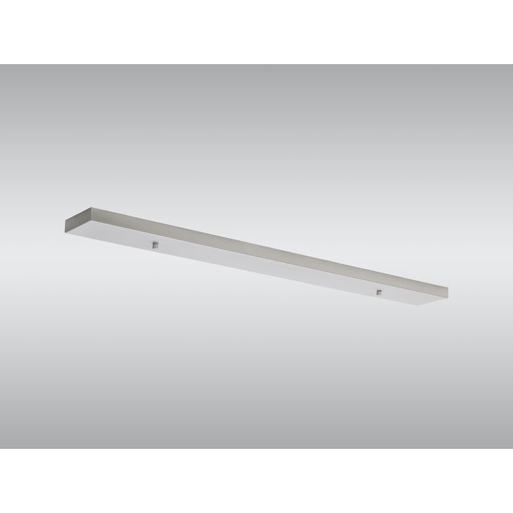 White Linear No Hole Ceiling Plate - 90 X 10cm