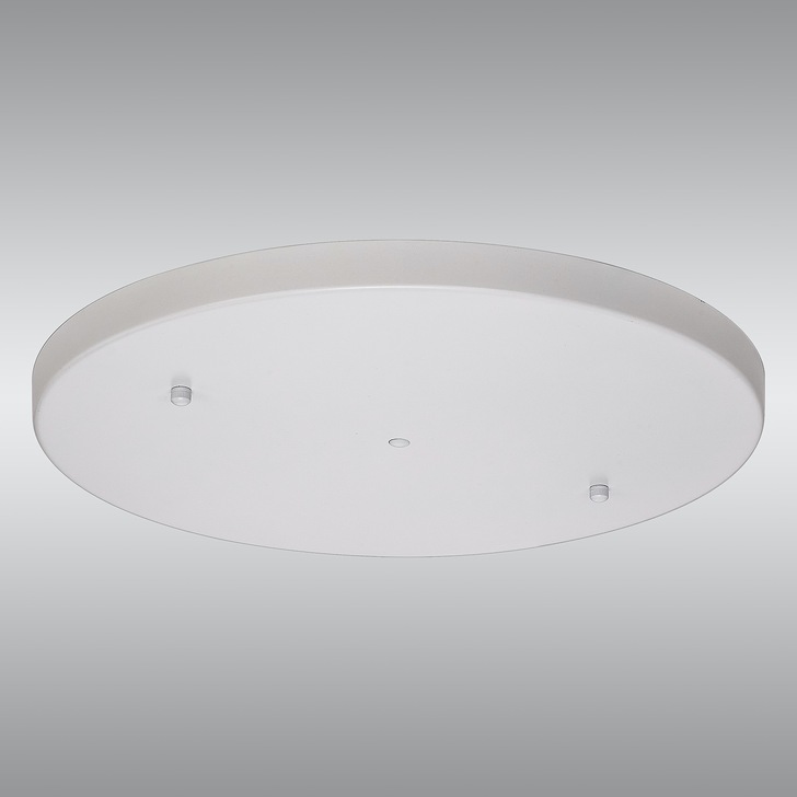 White No Hole Ceiling Plate - 40m